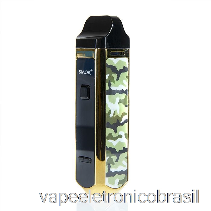 Vape Recarregável Smok Rpm 40 Pod Mod Kit Gold Camo